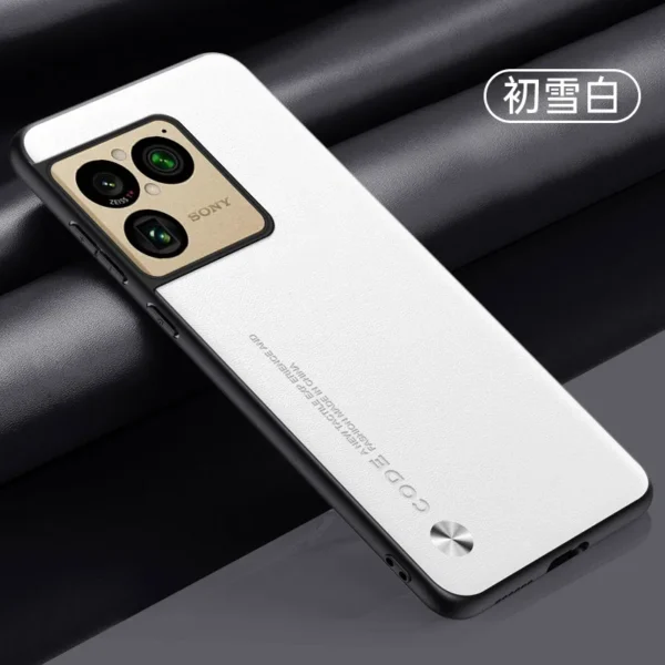 S289b88ed99164970b7b38e733803c420Y.webp For Sony Xperia 1 VIII Plain Pu Leather Phone Case for Sony Xperia 1 VIII Matte Bumper Shockproof Silicone Protection Cover