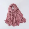 70*180CM Modal Hijab Modal Double Needle Wide Band Hijab Scarf, Soft Muslim Head Wrap Shawl for Women -Breathable Stretchy Cover