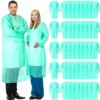 S2fb92a8397b24077bd9c3ba061b5cd57d.webp 10 piece set of disposable isolation clothing, PPE protective clothing, elastic cuffs, industrial/daily dust and dirt prevention