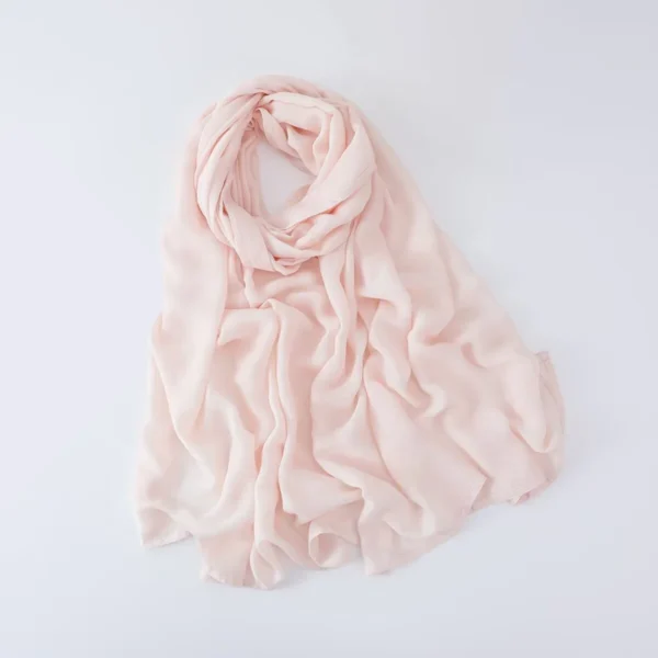 70*180CM Modal Hijab Modal Double Needle Wide Band Hijab Scarf, Soft Muslim Head Wrap Shawl for Women -Breathable Stretchy Cover