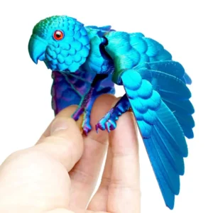 S3cf20117a32a4b0e96ffc98e9ba13fc0t.webp 3D Printed Parrot Toy – Flexible Articulated Bird with Moveable Joints