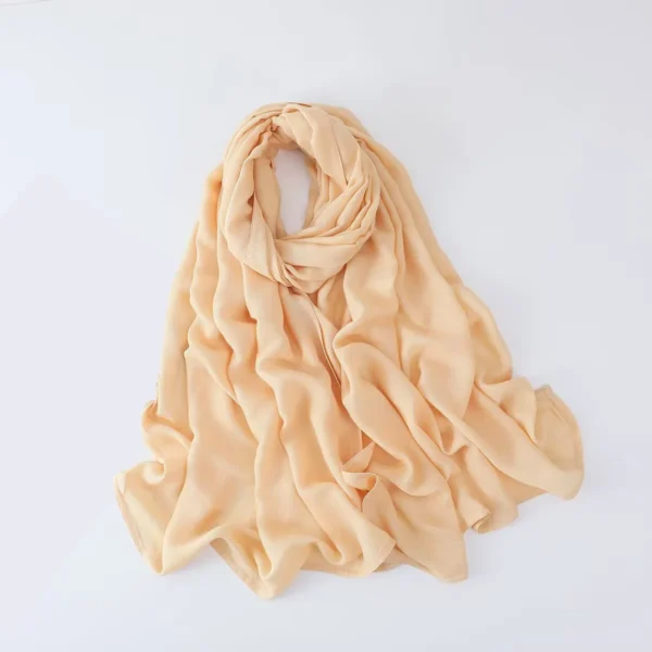 70*180CM Modal Hijab Modal Double Needle Wide Band Hijab Scarf, Soft Muslim Head Wrap Shawl for Women -Breathable Stretchy Cover