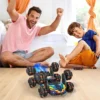 2.4GHz 8-Wheel RC Stunt Car – Off-Road Rock Crawler with Gesture Control, Spray, Lights & Music