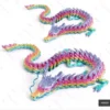S469aa38645004444aa20b23dc3b426ad9.webp 2Pcs 3D Printed Dragon Toys – Flexible Multi-Joint Articulated Figures