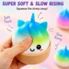 Purple Unicorn Squishy Toy – Giant Kawaii Bao Bun Stress Relief Fidget