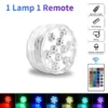 16 Colour LED Underwater Lights with Remote – Battery Operated RGB Party Lights