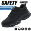 Comfortable Men's Safety Shoes Durable Men's Work Shoes Anti Smash Puncture Proof Factory Grade Outdoor Construction Footwear