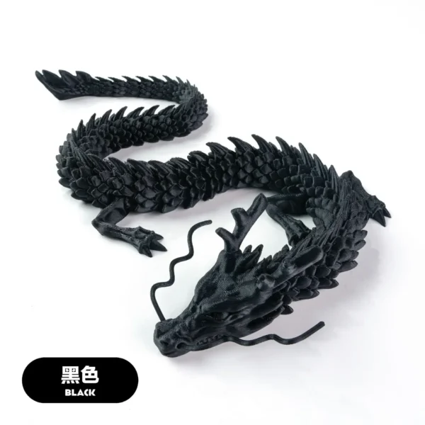 30cm 3D Printed Conjoined Dragon – Flexible Articulated Dragon Ornament