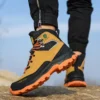 High-Top Safety Boots Men Indestructible Steel Toe Work Boots Anti-Smash Puncture-Proof Safety Shoes Men Work Shoes