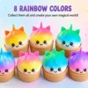 Purple Unicorn Squishy Toy – Giant Kawaii Bao Bun Stress Relief Fidget