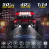 1:14 4WD RC Off-Road Truck – 65KM/H High-Speed Waterproof Remote Control Car with LED Lights