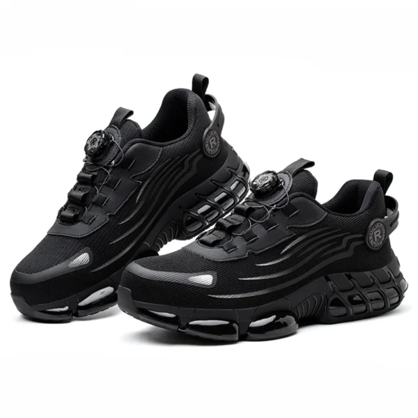 Comfortable Men's Safety Shoes Durable Men's Work Shoes Anti Smash Puncture Proof Factory Grade Outdoor Construction Footwear