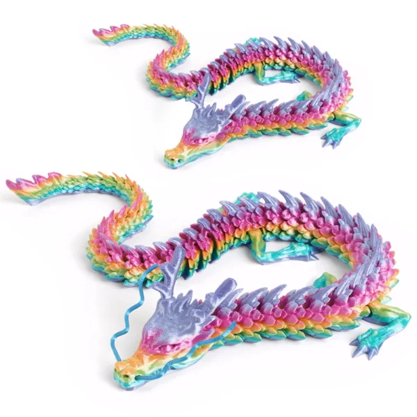 S7d65e68e5ace425faf6052199b6eb586V.webp 2Pcs 3D Printed Dragon Toys – Flexible Multi-Joint Articulated Figures