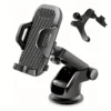2-in-1 Car Phone Mount | Long-Arm Suction Cup Holder | Air Vent Clip Mount | Hands-Free Phone Stand | Universal Car Phone Holder for Smartphones