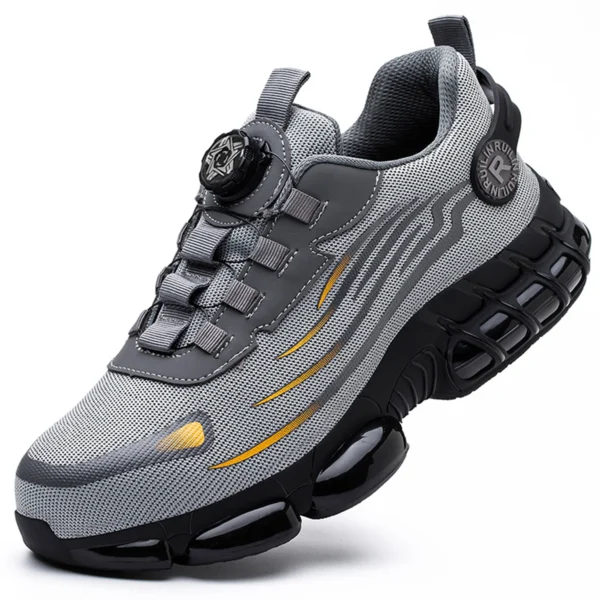 Comfortable Men's Safety Shoes Durable Men's Work Shoes Anti Smash Puncture Proof Factory Grade Outdoor Construction Footwear