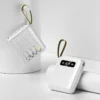 S9494ceea81db4238a1b6b5366677bc30r.webp 20000mAh Mini Power Bank Fast Charge Portable External Battery Charger Powerbank with 4 Cables for iPhone Samsung Huawei Xiaomi