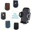 2-in-1 Car Phone Mount | Long-Arm Suction Cup Holder | Air Vent Clip Mount | Hands-Free Phone Stand | Universal Car Phone Holder for Smartphones