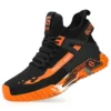 High Top Men's Shoes Steel Toe Work Shoes Men Anti-puncture Safety Shoes Woman Work Safety Boots Man Indestructible Men Boots