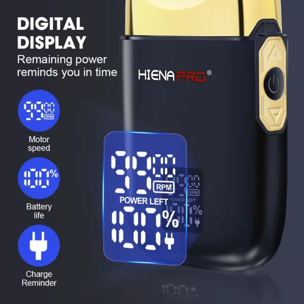 S9c227732af7e49d4bbb2753e6b201549Z.webp HIENA Hair Clipper Hair Cutting Professional Clipper Beard Trimmer Barber Shop Machine Electric Machine Men's Hair Clippers 809