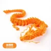 30cm 3D Printed Conjoined Dragon – Flexible Articulated Dragon Ornament