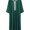Sa5855f7576db4697b3dd089b0e83aab0A.webp Muslim Men Long Robe Jubba Thobe Embroidery Abaya Saudi Prayer Dishdasha Ramadan Dubai Islamic Abayas Gown 2025 Morocco Kaftan