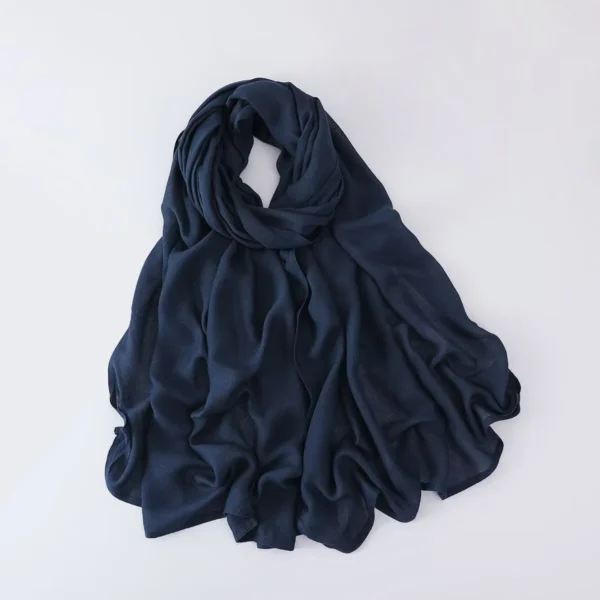 70*180CM Modal Hijab Modal Double Needle Wide Band Hijab Scarf, Soft Muslim Head Wrap Shawl for Women -Breathable Stretchy Cover