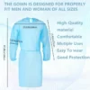Sab6eecca95d44330a35d2599e4ad14b3L.webp 10 piece set of disposable isolation clothing, PPE protective clothing, elastic cuffs, industrial/daily dust and dirt prevention