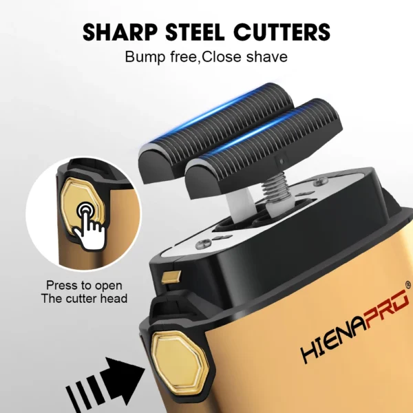 Saefaf0f123694570a75cd2cc9646dc54f.webp HIENA Shaving Machine Men Electric Shaver Hair Clipper Rechargeable Metal Housing Pro Electric Shaver for Men Electric Home
