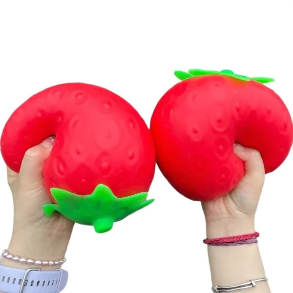 Jumbo Strawberry Squishy Toy | Slow Rising Fidget Toy UK