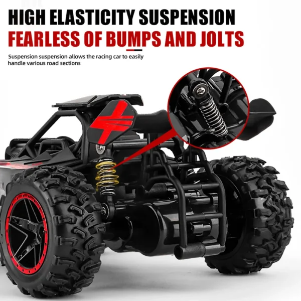 1:18 4WD RC Off-Road Car – 2.4GHz High-Speed Climbing Remote Control Car for Kids & Adults