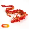 30cm 3D Printed Conjoined Dragon – Flexible Articulated Dragon Ornament