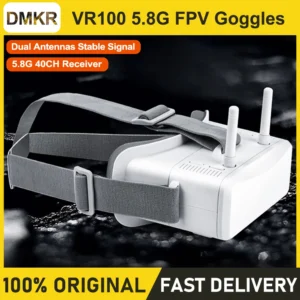 Sbdc95aff156b4f909babda5e77e738d3B.webp LST VR100 5.8G FPV Goggles Helmet Focus Adjustments With 5.8G 40CH Receiver 3.0 Inch Screen For RC FPV Racing Drone Micro Whoop