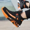 High Top Men's Shoes Steel Toe Work Shoes Men Anti-puncture Safety Shoes Woman Work Safety Boots Man Indestructible Men Boots