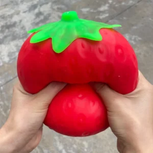 Sc3a61dac7a4a4c38ac4099ea73d4b573L.webp Jumbo Strawberry Squishy Toy | Slow Rising Fidget Toy UK