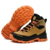 High-Top Safety Boots Men Indestructible Steel Toe Work Boots Anti-Smash Puncture-Proof Safety Shoes Men Work Shoes