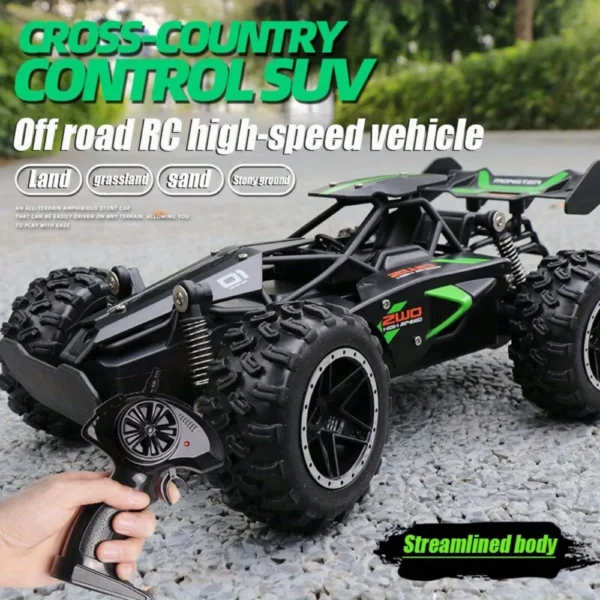 15KM/H RC Racing Car 1:18 – 2.4GHz Remote Control Drift Car for Kids