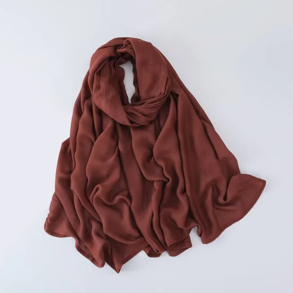 70*180CM Modal Hijab Modal Double Needle Wide Band Hijab Scarf, Soft Muslim Head Wrap Shawl for Women -Breathable Stretchy Cover