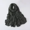 70*180CM Modal Hijab Modal Double Needle Wide Band Hijab Scarf, Soft Muslim Head Wrap Shawl for Women -Breathable Stretchy Cover