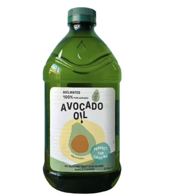 Screenshot 2026-09-13 at 21.00.18 Soilmates 100% Pure Avocado Oil 2L is a versatile cooking oil suitable for everyday kitchen use. Supplied in a generous 2-litre size, it's ideal for cooking, frying, roasting and preparing dressings.