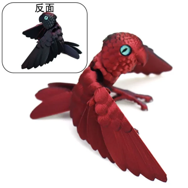 Sd160d044d57941df93a74b516af6cfd7v.webp 3D Printed Parrot Toy – Flexible Articulated Bird with Moveable Joints