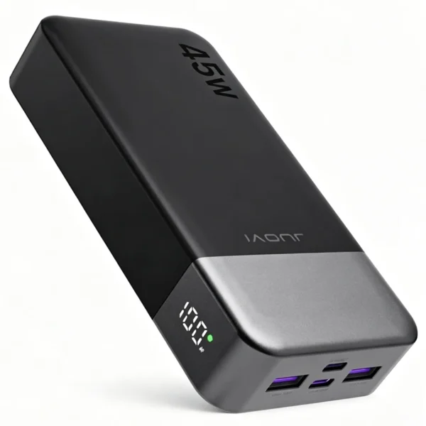 JUOVI 45W 20000mAh Power Bank – Fast Charging Portable Charger for iPhone & Samsung