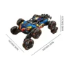 2.4GHz 8-Wheel RC Stunt Car – Off-Road Rock Crawler with Gesture Control, Spray, Lights & Music