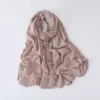 70*180CM Modal Hijab Modal Double Needle Wide Band Hijab Scarf, Soft Muslim Head Wrap Shawl for Women -Breathable Stretchy Cover