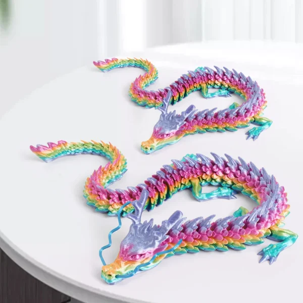 Sd8b8523e0cff480583ba571d26bd4af4G.webp 2Pcs 3D Printed Dragon Toys – Flexible Multi-Joint Articulated Figures