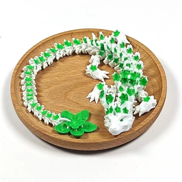 3D Printed Sakura Dragon Toy – Flexible Articulated Dragon with Moving Joints