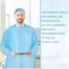 Se12adac0b26146f9bdad8a629237a6683.webp 10 piece set of disposable isolation clothing, PPE protective clothing, elastic cuffs, industrial/daily dust and dirt prevention
