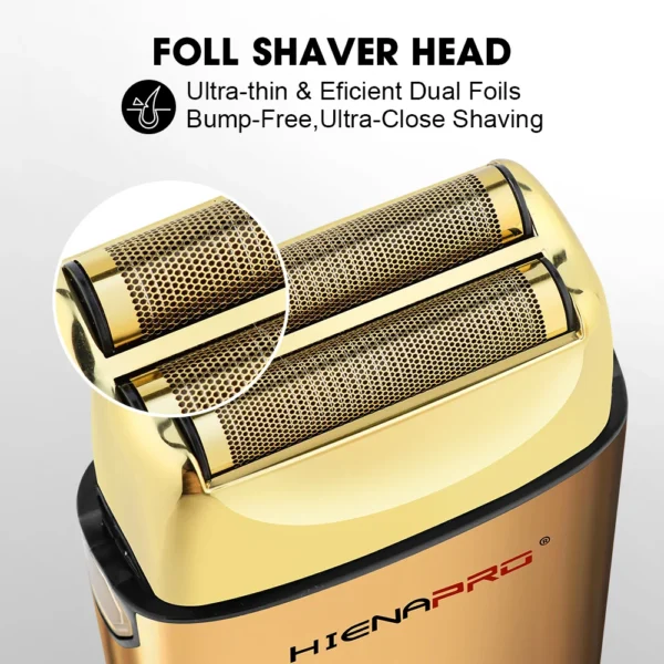 Se4ba42565be54f0091534c45dea10ea45.webp HIENA Shaving Machine Men Electric Shaver Hair Clipper Rechargeable Metal Housing Pro Electric Shaver for Men Electric Home