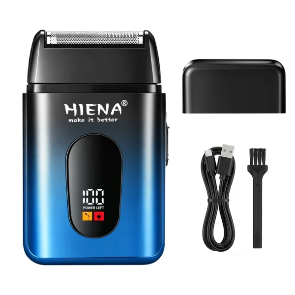 Seffde6ffdd9d4761bc59d0b0b987cea98.webp HIENA Shaving Machine Men Electric Shaver Hair Clipper Rechargeable Metal Housing Pro Electric Shaver for Men Electric Home