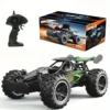 Green 1:18 RC racing car with remote control and box