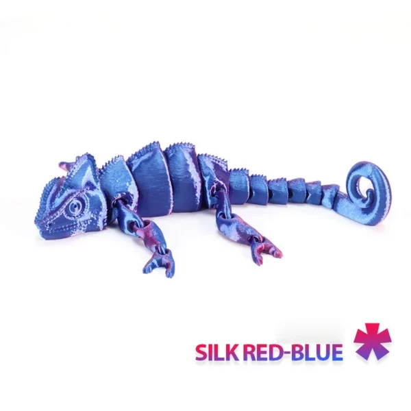 Sf869d24313dc48d386b1541aa333aa62B.webp 3D Printed Chameleon Dragon Toy – Flexible Multi-Joint Articulated Figure